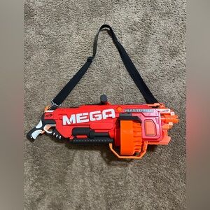 Nerf Mega Mastodon Drum 24 Dart Gun Battery Operated Motorized Blaster N-Strike